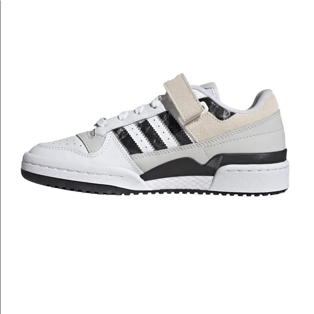 adidas Women's Sneakers - White, Black, Gray - Picture 2 of 4